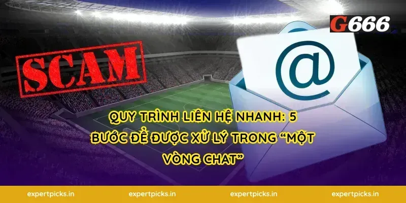 Quy trình liên hệ nhanh: 5 bước để được xử lý trong “một vòng chat”