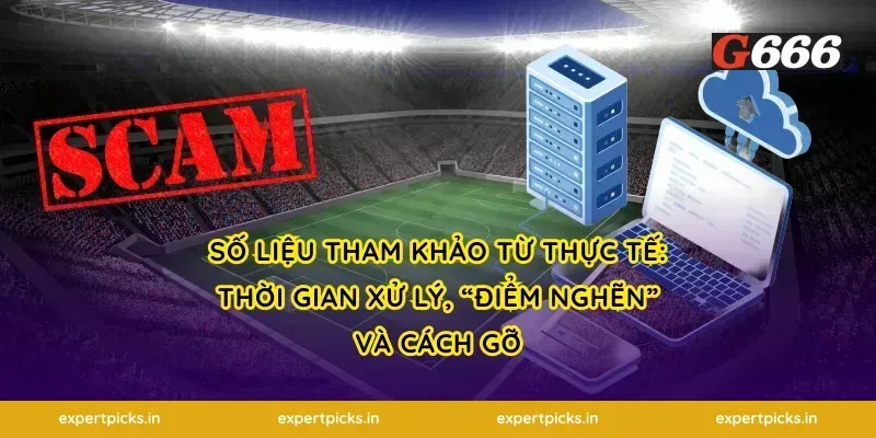 Số liệu tham khảo từ thực tế: thời gian xử lý, “điểm nghẽn” và cách gỡ